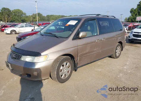 2003 Honda Odyssey Ex-L z USA, uszkodzony, nr VIN 5FNRL18773B043343